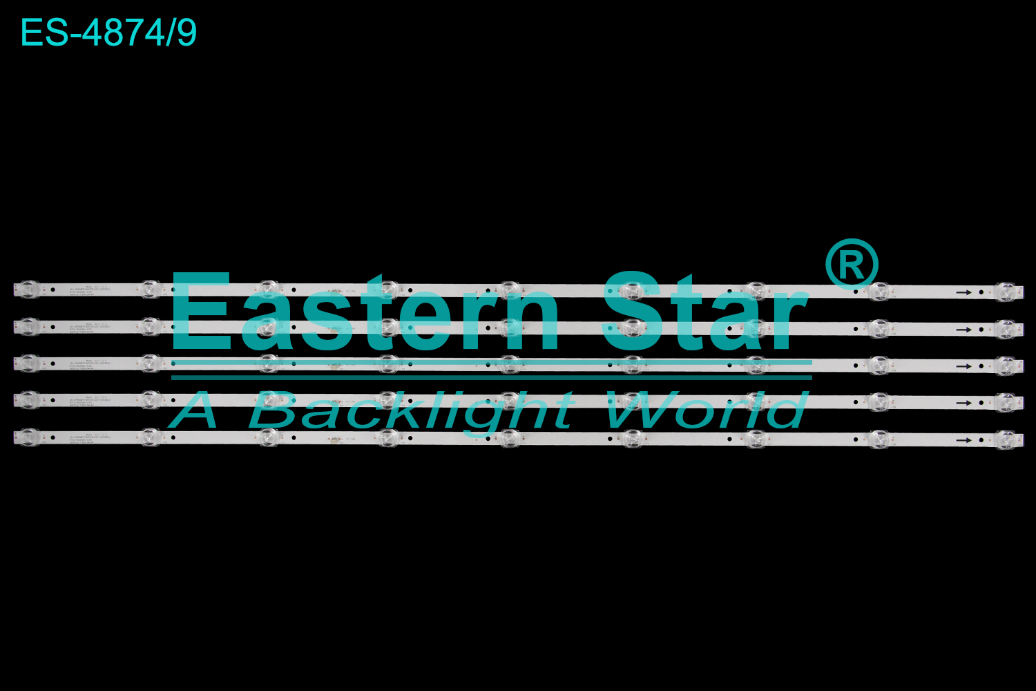 ES-4874 LED TV Backlight use for 50"  JS-JP50B71091ER.201(20322) R72-50D04-033 906121T.60034.4P MS-L5899 V1 2023-10-17 LED BACKLIGHT KITS(4/5)