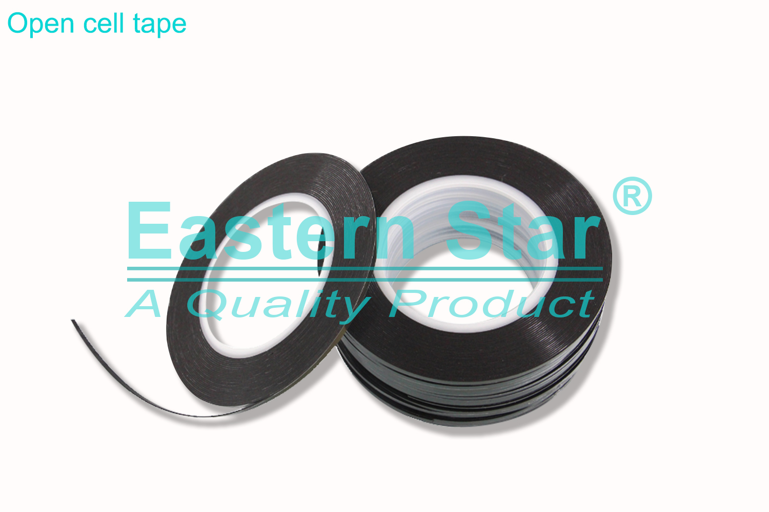 Open cell foam tape roll flexible polyurethane foam tape adhesive