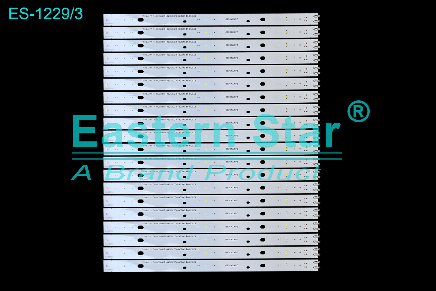 ES-1229 LED TV Backlight use for 49" Panasonic TNP4G622-1 TH-49EX600H TH-49EX600K TH-49EX600E TH-49EX633E 49D3C3CZ26015   LED BACKLIGHT STRIP(20)