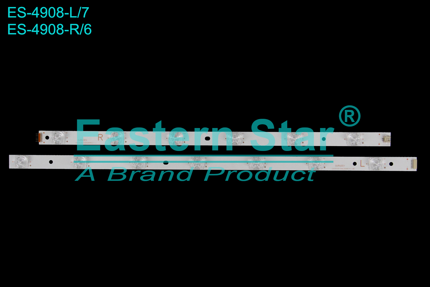 ES-4908 LED TV Backlight use for 50" L:G5035351306L58SREV1.1 MR R:G5035351306R58SREV1.1 I  LED BACKLIGHT STRIP(/)