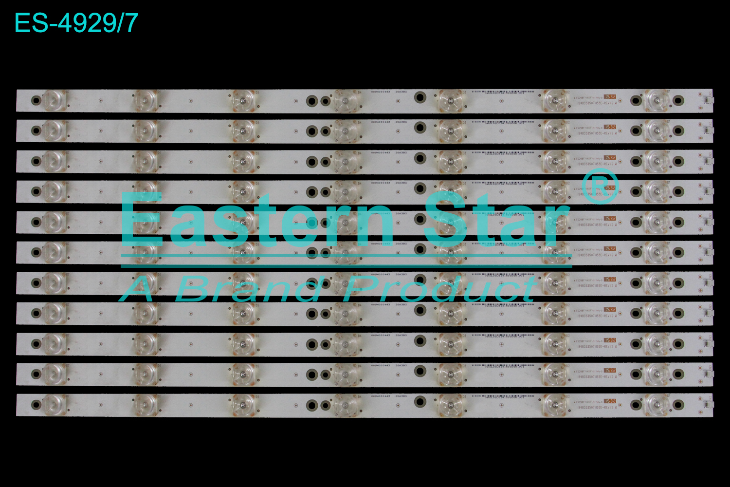 ES-4929 LED TV Backlight use for 48" Haier LS48AL88U51  LS48AL88U52  B483535071155E-REV1.2 LED BACKLIGHT STRIP(11)