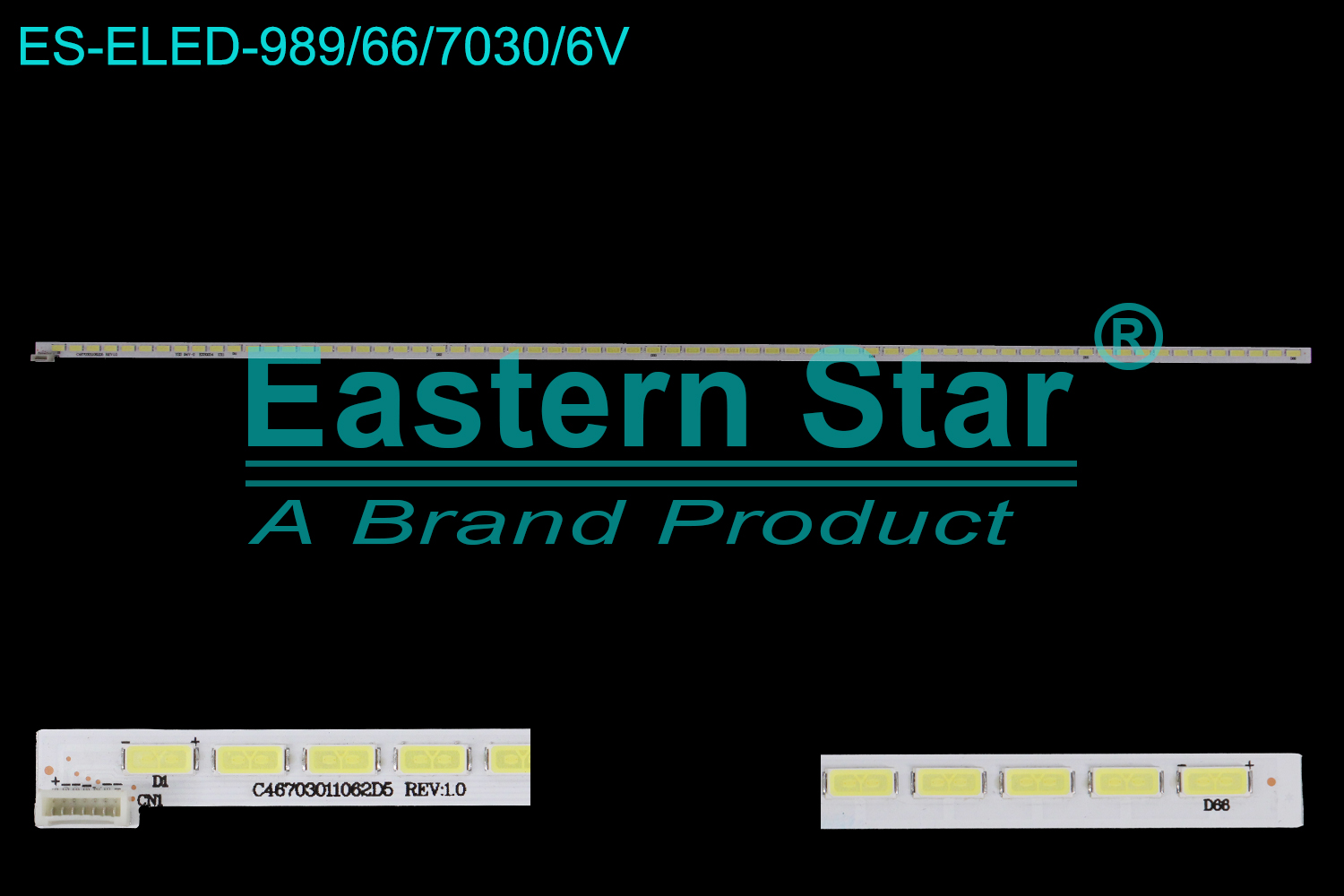 ES-ELED-989 ELED/EDGE TV backlight use for 46'' Skyworth/Haier  LD46U6000  LD46U6200 LD46U6100 C46703011062D5 REV:1.0 LED BACKLIGHT STRIP(1)