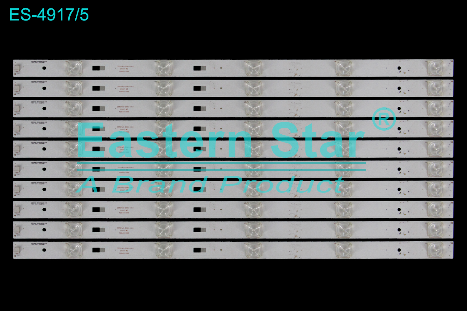 ES-4917 LED TV Backlight use for 50" Storm 50X4, B50C51,  50X 50F B50C71 B50C51 T50FUK DS50M61-DS01-V03. M00601033  LED BACKLIGHT STRIP(10)