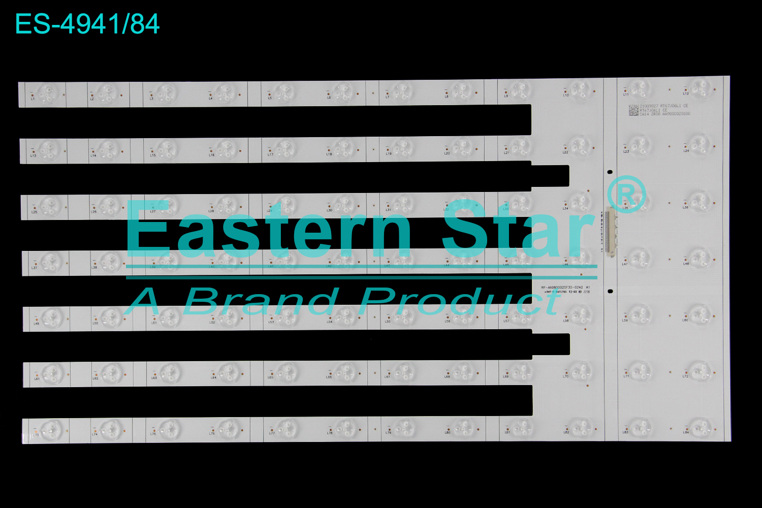 ES-4941 LED TV Backlight use for 98"  RF-AA980002SF30-0242 A1 21009027 RT67J06L1 CE CA14 2R08 AA980002S000 LED BACKLIGHT STRIP(/)