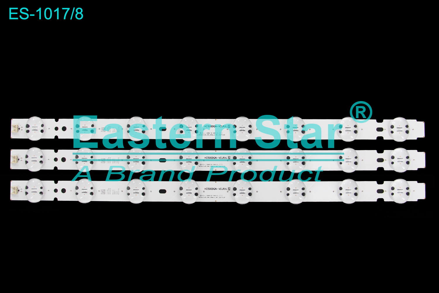 ES-1017 LED TV Backlight 50'' use for Lg HC500DQN_VCUR/L SSC50UK63/65_INX_25mm_2.3P1 LED STRIPS(3) ORIGINAL STOCK