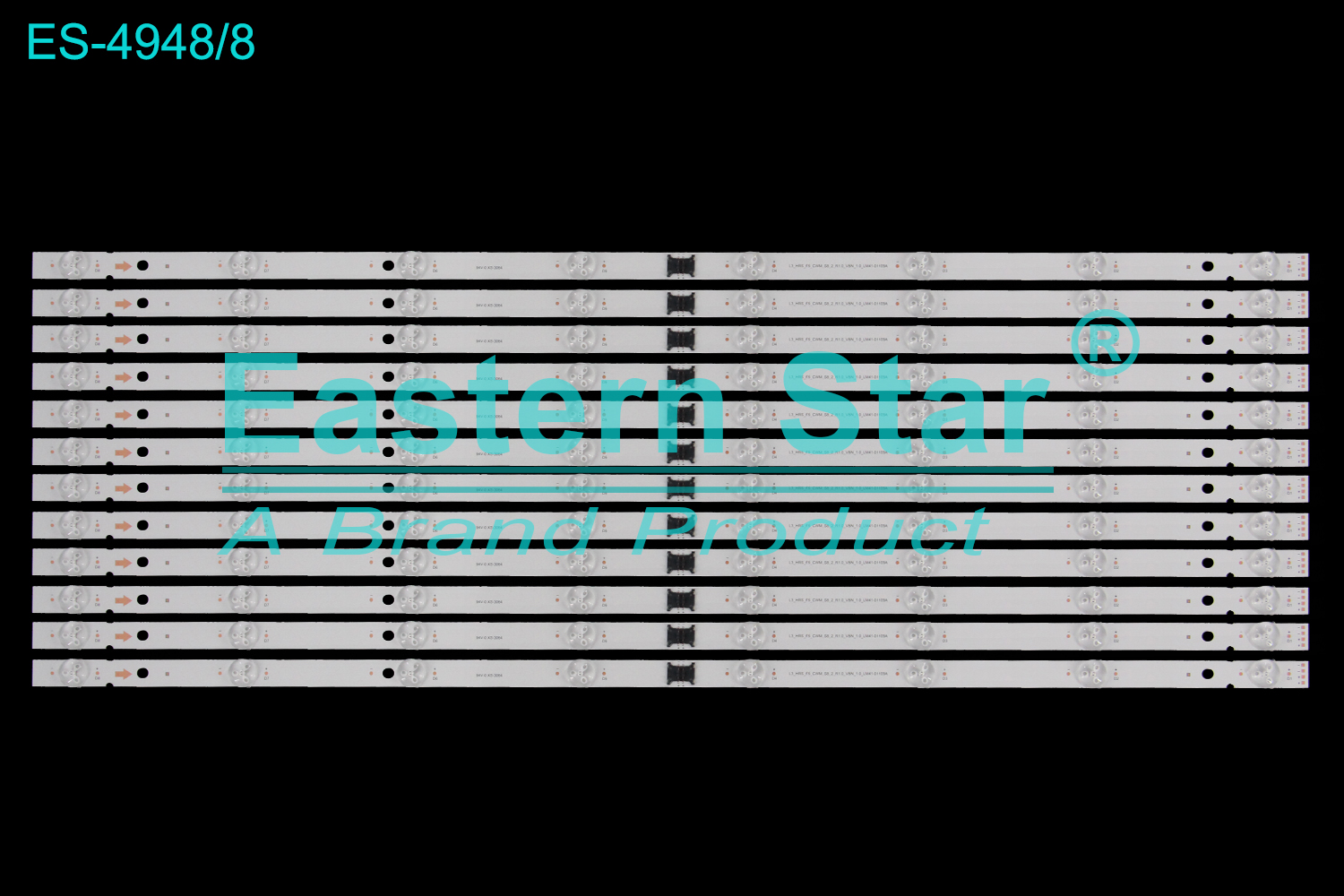 ES-4948 LED TV Backlight use for 65" Sony  KD-65X85K L3_HRS_F5_CWM_S8_2_R1.0_VBN_1.0_LM41-01109A  LED BACKLIGHT STRIP(12)
