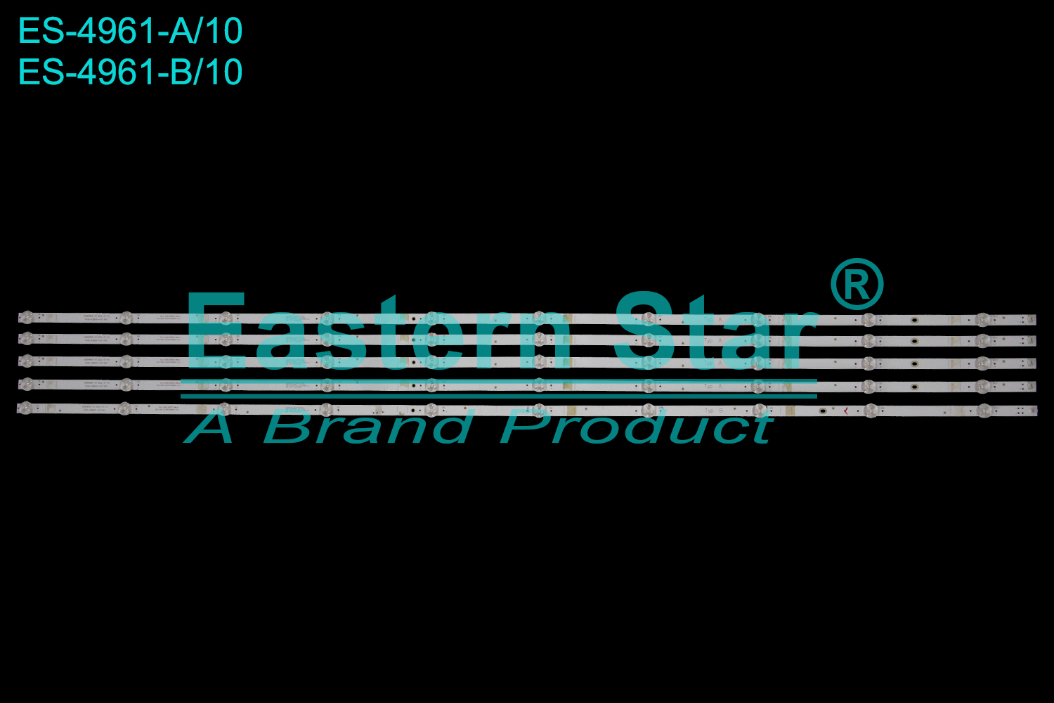 ES-4961 LED TV Backlight use for 58" Philco PTV58G10  K580WDGF A3 2022-01-19 4708-K58DGF-A3113N11  LED BACKLIGHT STRIP(5)