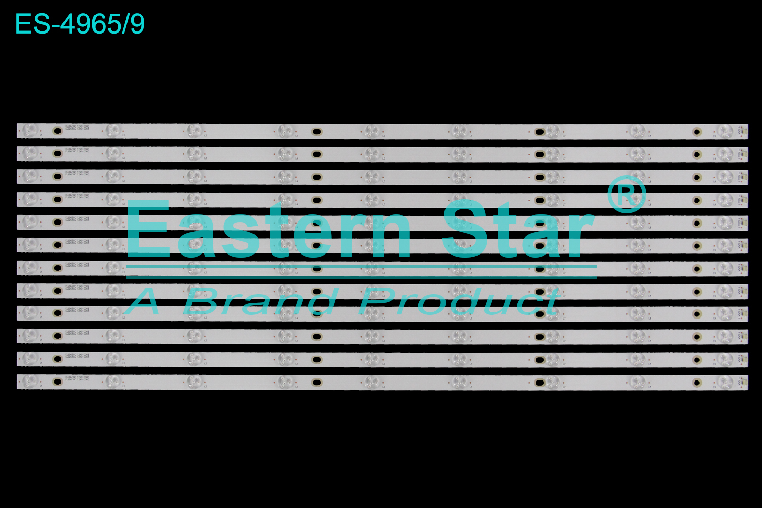 ES-4965 LED TV Backlight use for 65" Philips  65PUF6372 65PUF6392/T3 DLED65GC 12X9 0008 DLED65GC 12X9 0005  LED BACKLIGHT STRIP(12)