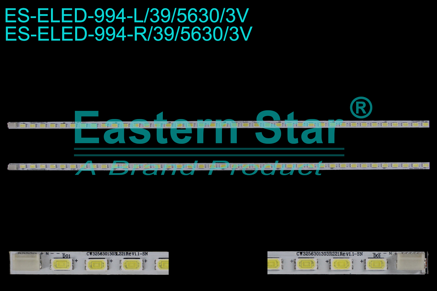 ES-ELED-994 ELED/EDGE TV backlight use for 32'' Skyworth  32E500E  L:CW3256301303L221Rev1.1-SN R: CW3256301303R221Rev1.1-SN  LED BACKLIGHT STRIP(2)