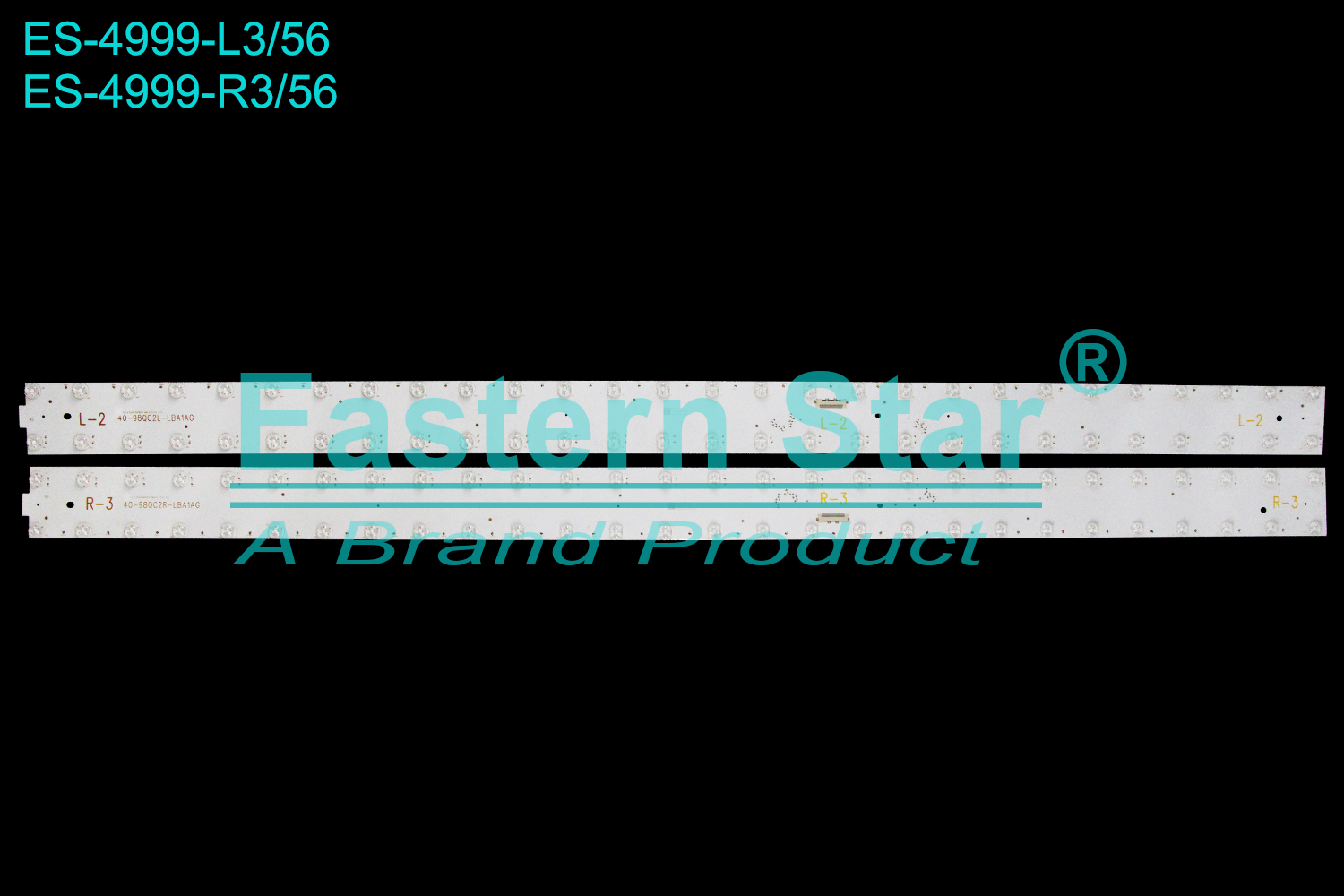 ES-4999 LED TV Backlight use for 98" L-2 40-98QC2L-LBA1AG B0101-000833 R-3 40-98QC2R-LBA1AG B0101-000834  LED BACKLIGHT STRIP(/)