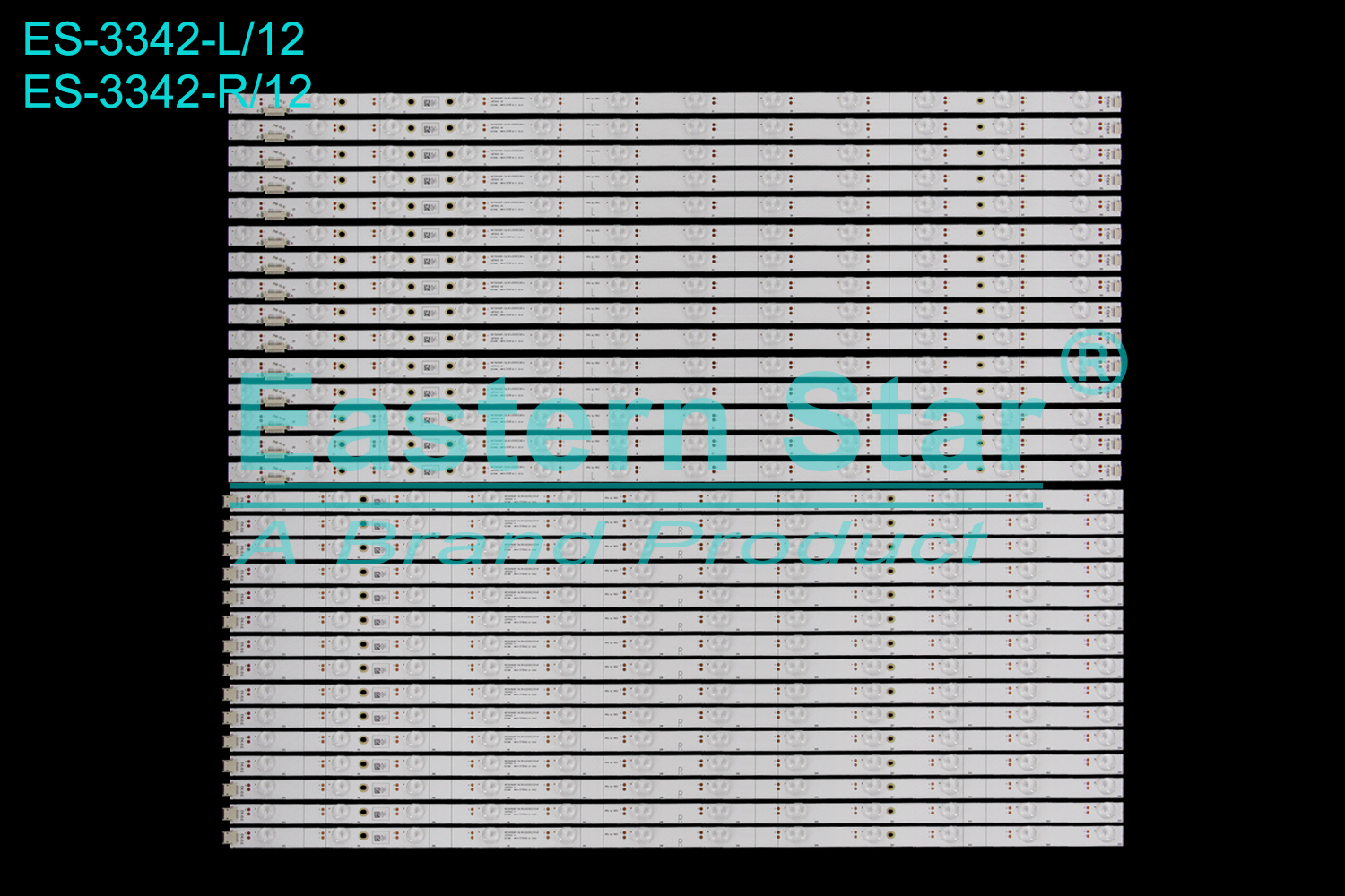 ES-3342 LED TV Backlight use for 75" Hisense  HD750V6U81-TAL5K1+2021022301+L LB7502C V0 HD750V6U81-TAL5K1+2021022301+R LB7502C V1 LED BACKLIGHT STRIP(30)