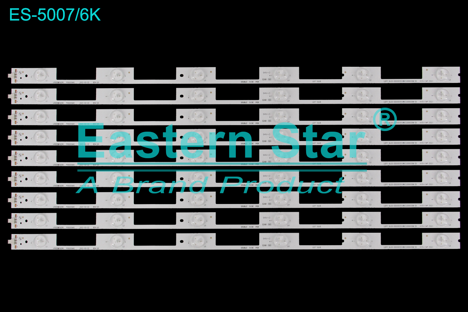 ES-5007 LED TV Backlight use for 55" Konka  LED55K35A LED55R6200U LED55K35U LED55M2600B LED55M2600B*35020481 LED BACKLIGHT STRIP(9)
