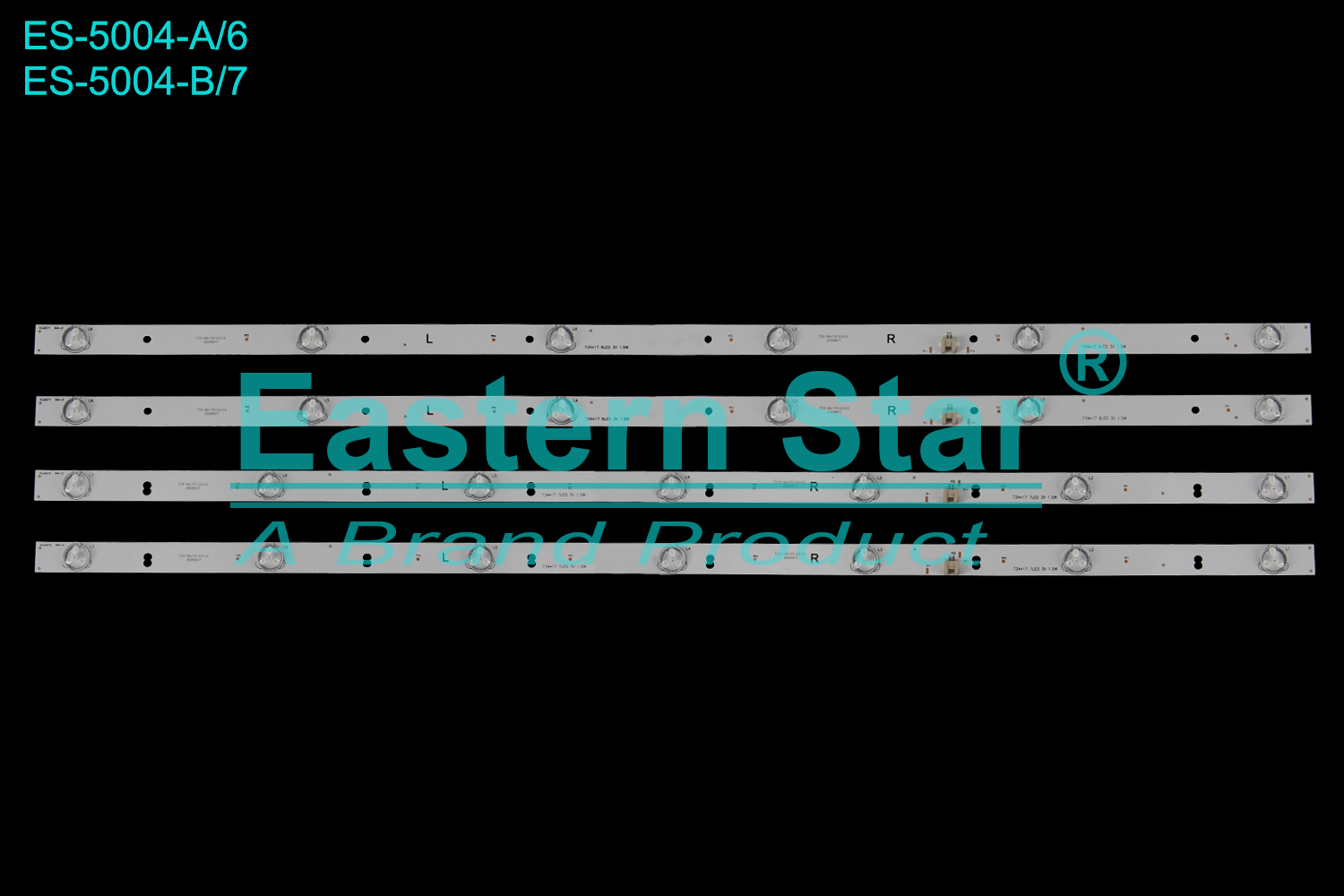 ES-5004 LED TV Backlight use for 39" Konka L39S3900FS , L39S3900 , 39MD662LN  TC5 160-170 3.0-3.2 20240617 734MM*17 A:KDL39WD622LN 35023224 , B: KDL39WD622LN 35023227 LED BACKLIGHT STRIP(4)