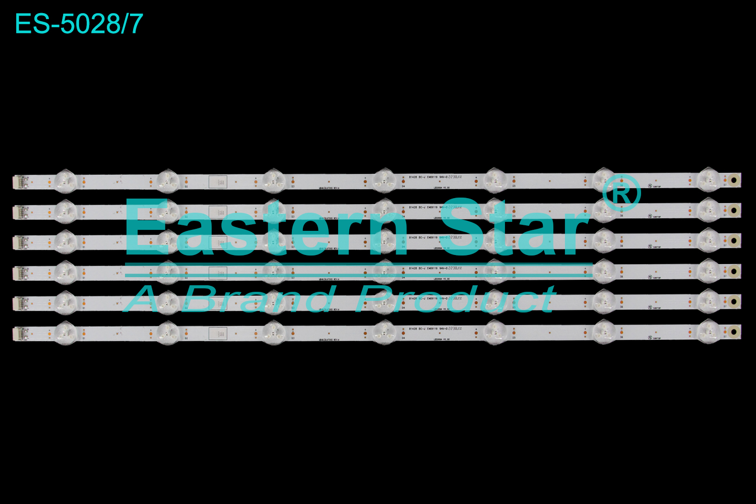 ES-5028 LED TV Backlight use for 50" Philips 50PFL5604/F7A  UDULEDLXT015 REV.A LB5009A V0_00 50W7S1P  LED BACKLIGHT STRIP(6)