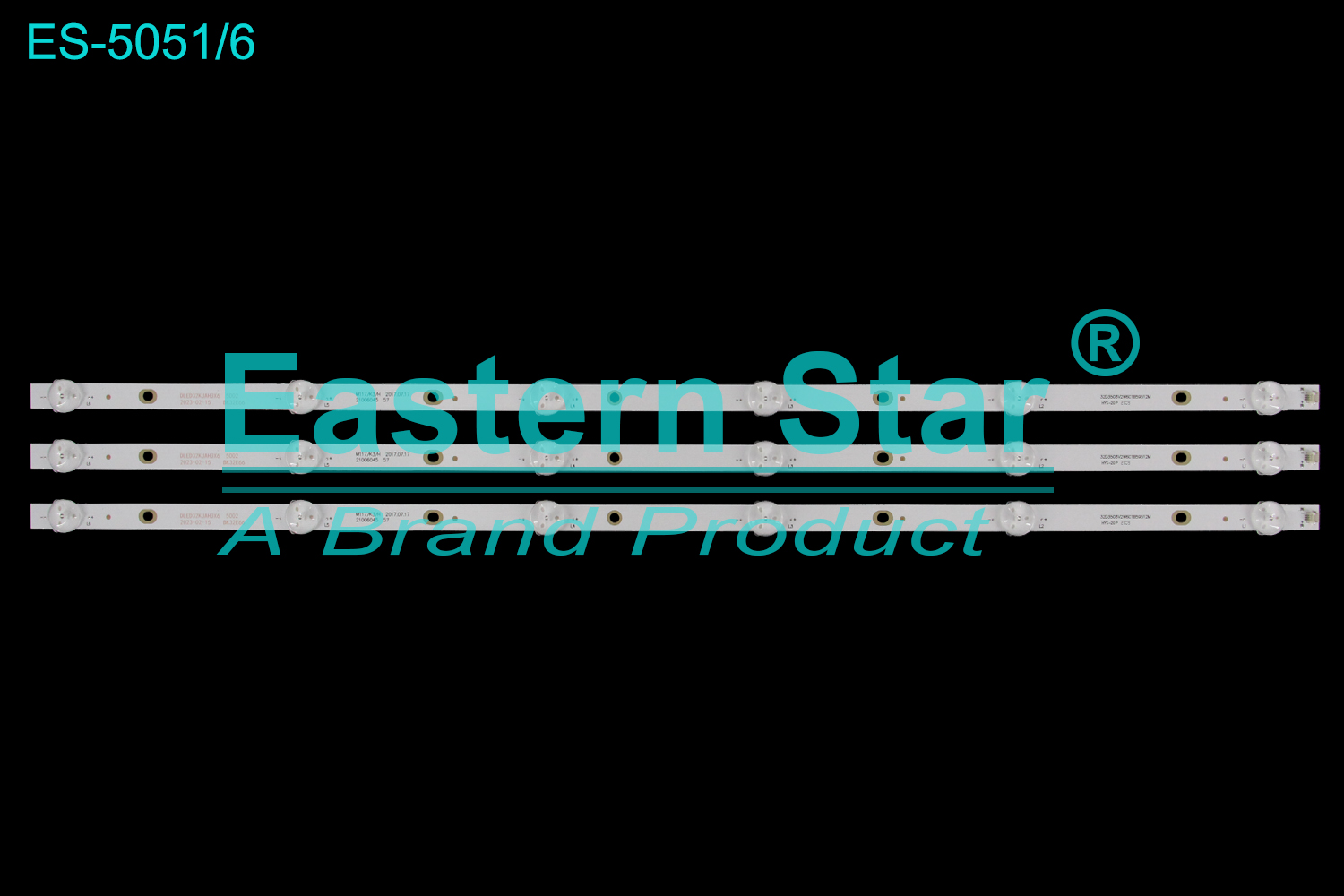 ES-5051 LED TV Backlight use for 32" Pioneer LED32B370P LED-32B380 DLED32KJAH3X6 5002 2023-02-15 BK32E66 M117/K3/H 2017.07.17 21006045 57 32D3503V2W6C1B59512M  LED BACKLIGHT STRIP(3)