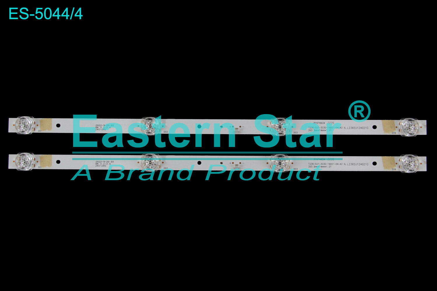 ES-5044 LED TV Backlight use for 24"  T236-SU1-3030-19001-04-A2 N.L236SU1240210 LED BACKLIGHT STRIP(2)