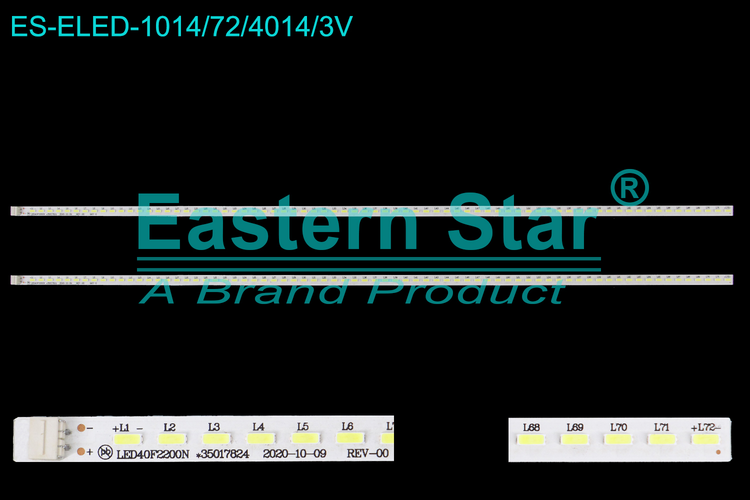 ES-ELED-1014 ELED/EDGE TV backlight use for 40'' Konka  LED40F2200N LED40F2200NF  LED40F2270NF LED40F2200N *35017824  LED BACKLIGHT STRIP(2)