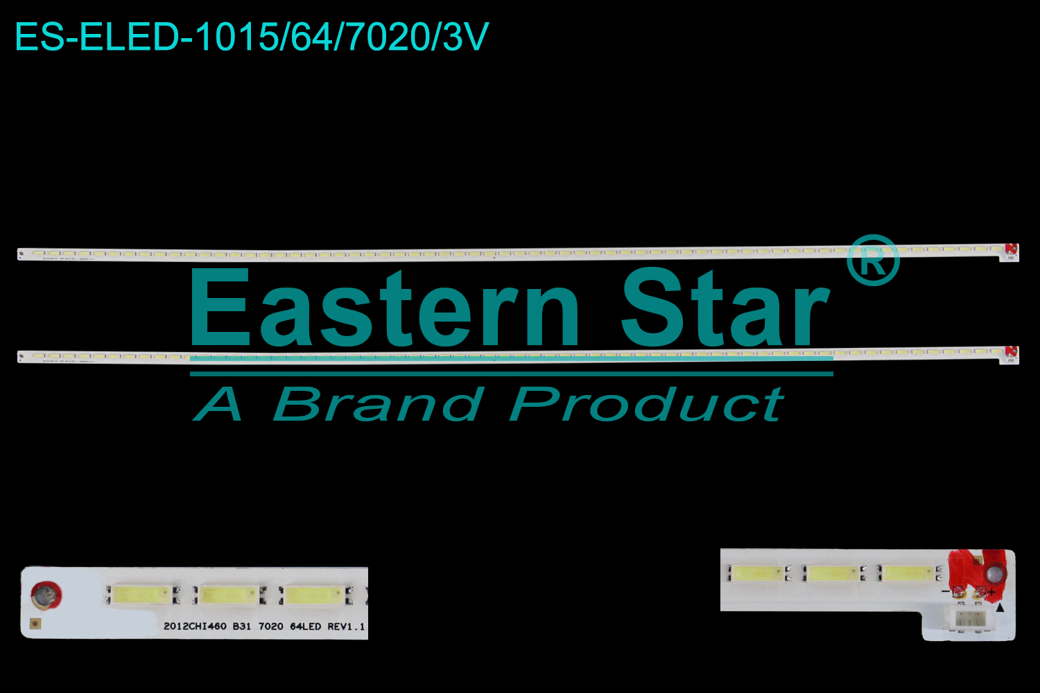 ES-ELED-1015 ELED/EDGE TV backlight use for 46'' Hisense 46K360M / 46K360MN  LED46K360J  2012CHI460 B31 7020 64LED REV1.1 MS9 D1413 LED BACKLIGHT STRIP(2)