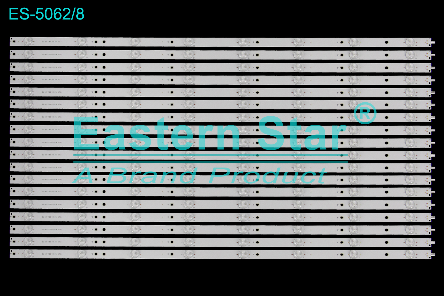 ES-5062 LED TV Backlight use for 75" Philips  75pug8502/77  75PUF8502/T3  GJ-2K17-750-D916-V4 01T68 LED BACKLIGHT STRIP(18)