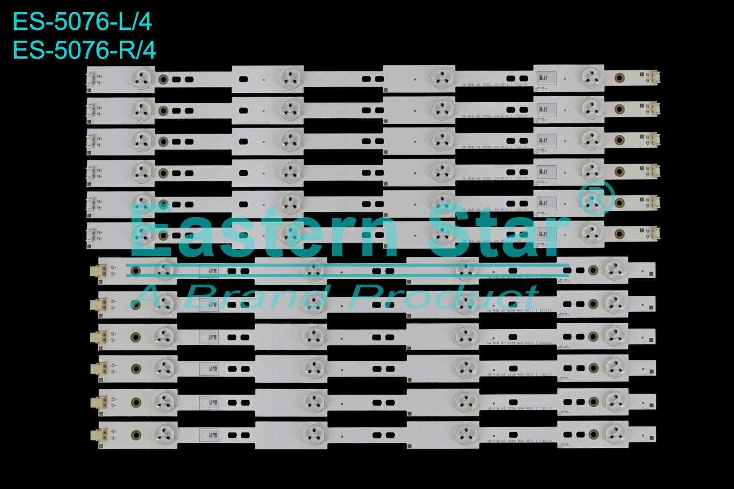 ES-5076 LED TV Backlight use for 42" Skyworth  42E5CHR L:SW RGB 42 3228 L04  R:SW RGB 42 3228 R04 LED BACKLIGHT STRIP(12)