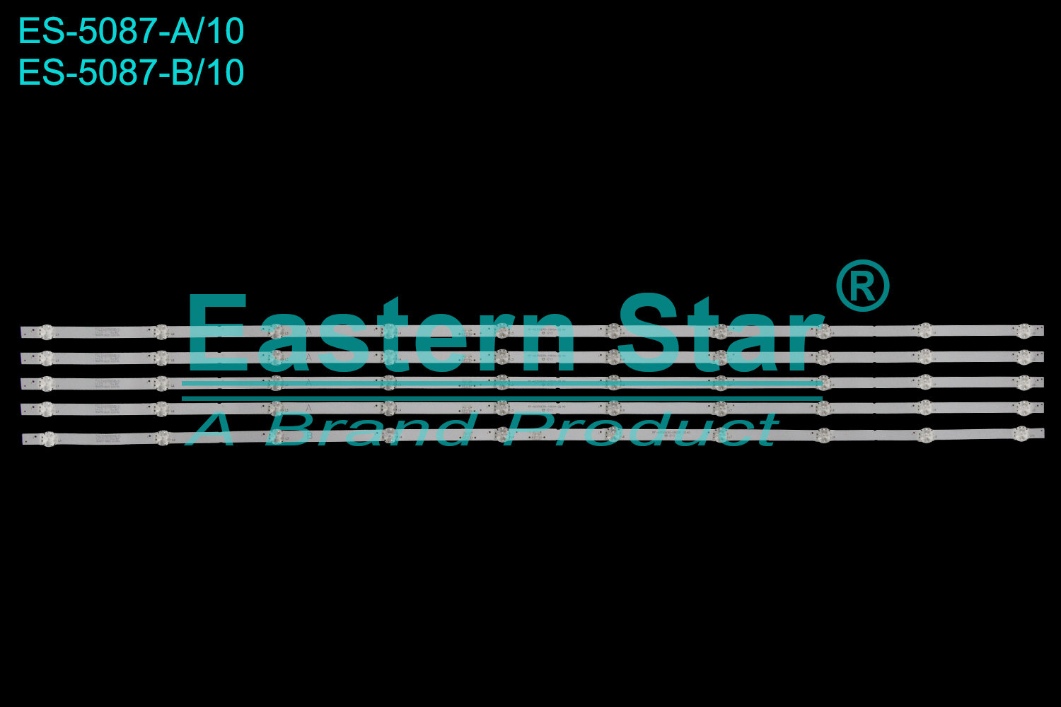 ES-5087 LED TV Backlight use for 55" Skyworth  55Q3A 55H5 55Q3 55K6D A: RF-AZ550E30-1001A-32 A0 shineon 2D03859 Rev.A B: RF-AZ550E30-0502B-32 A0 shineon 2D03860 Rev.B LED BACKLIGHT STRIP(5)