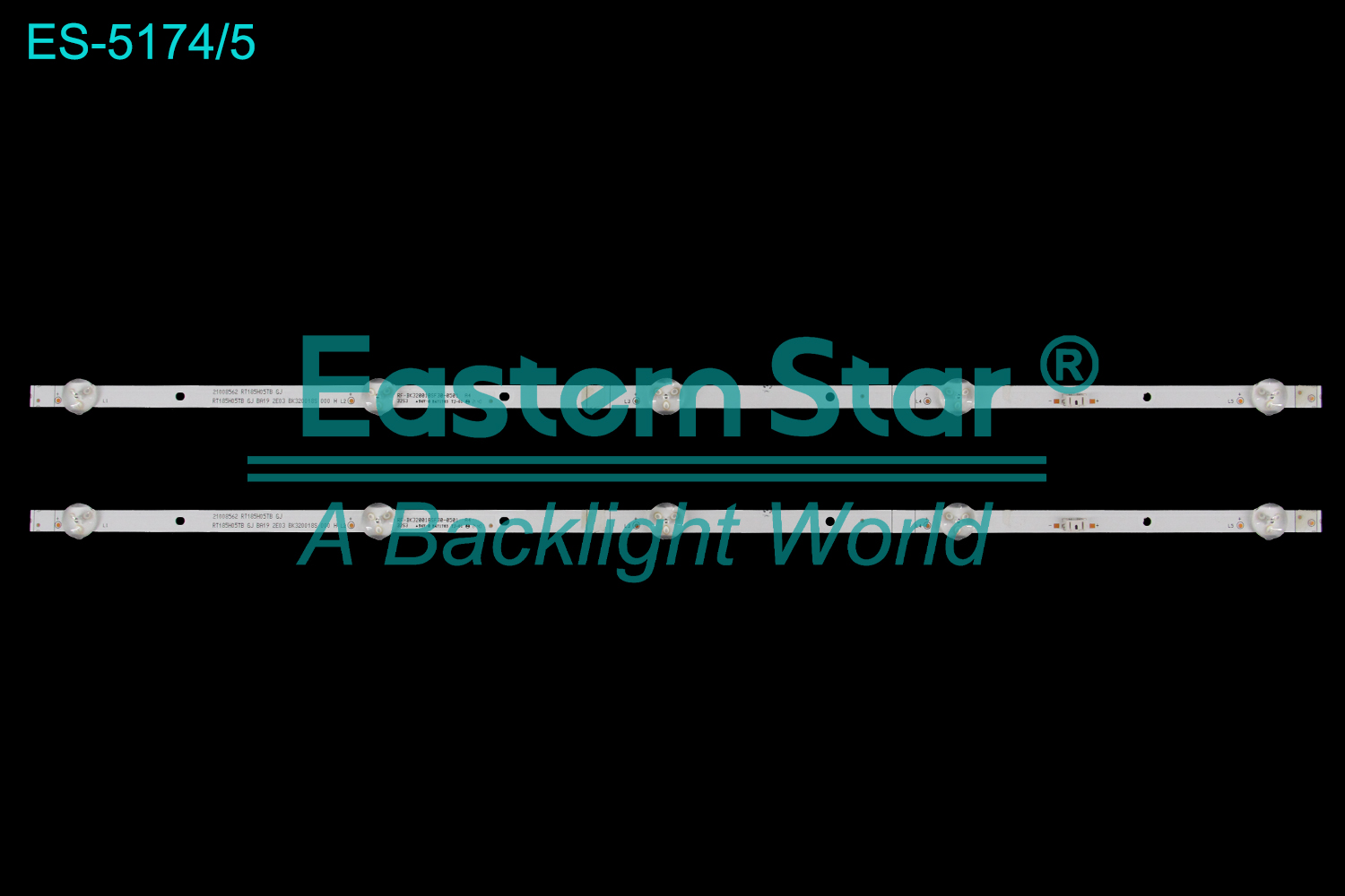 ES-5174 LED TV Backlight use for 32" Konka  32S3 32F3 J32 RF-BK320018SF30-0501 A4 LED BACKLIGHT STRIP(2)