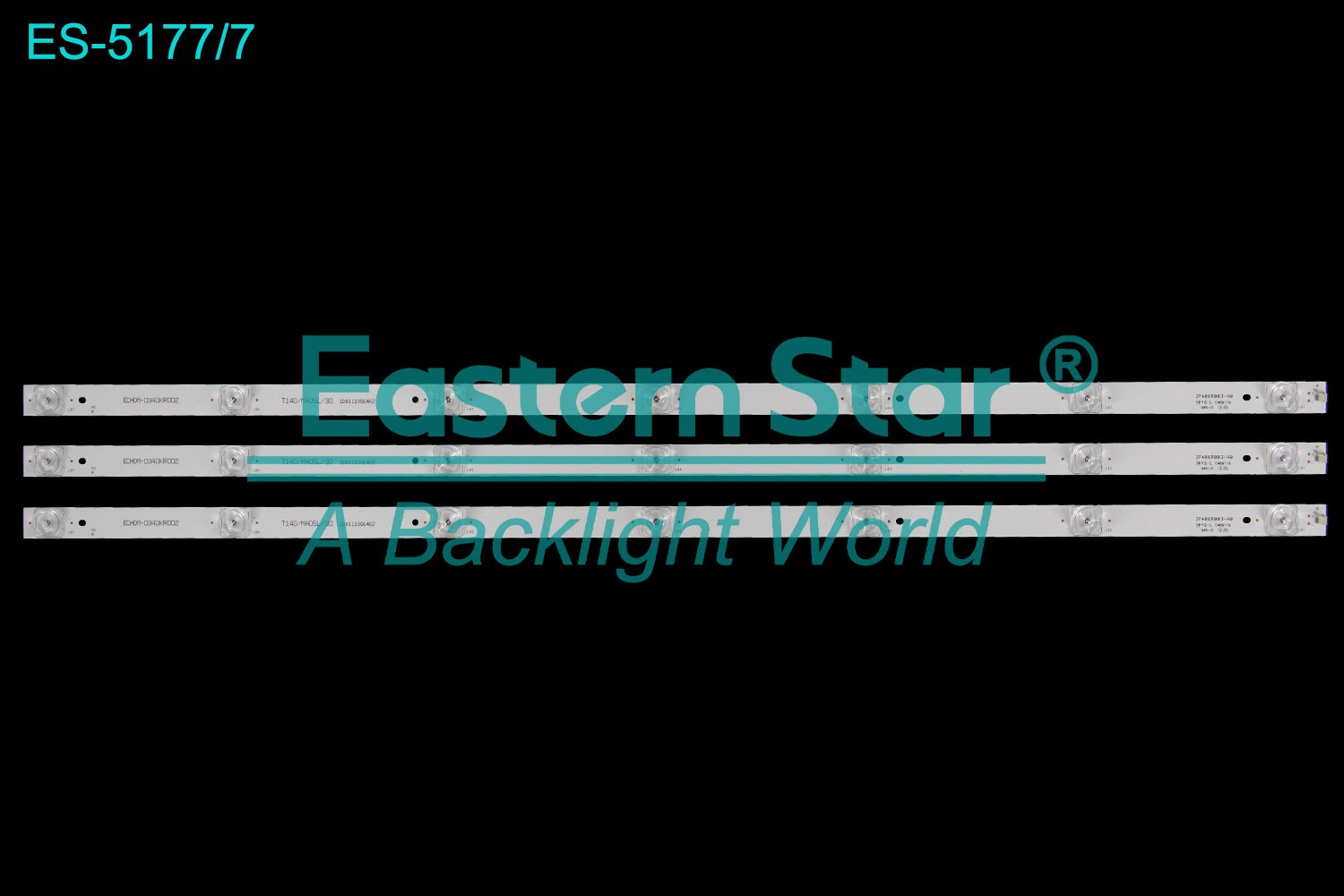 ES-5177 LED TV Backlight use for 40" Sharp  2T-C40ACMA 2T-C40ACZA 2T-C40ACSA 2T-C40ACTA ECHOM-0340KR002 3P40KR003-A0 LED BACKLIGHT STRIP(3)