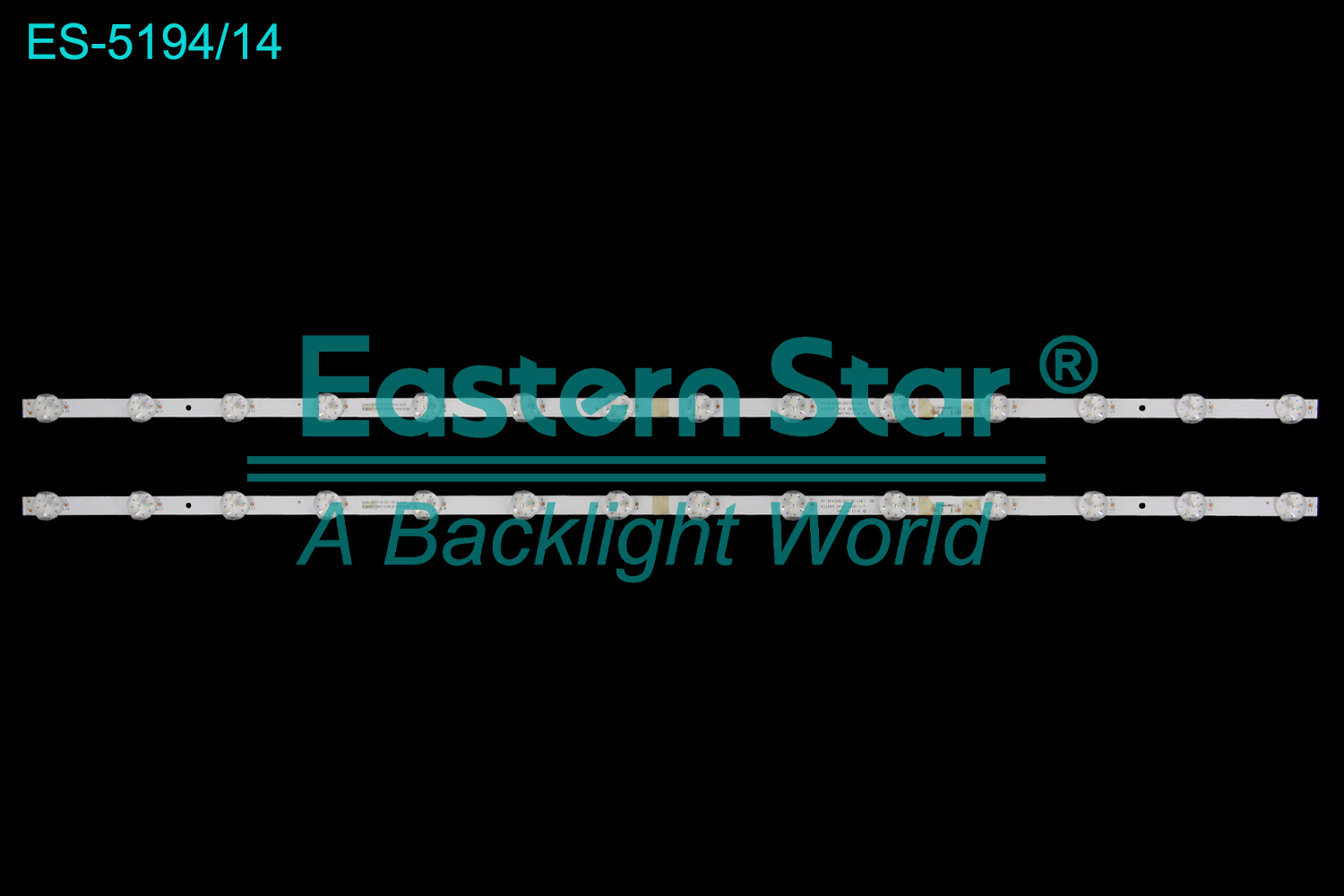 ES-5194 LED TV Backlight use for 43" Konka LED43G6A/LED43S2A  RF-BK430018SF30-1401 A0 432000 2*14 2020-1-7  LED BACKLIGHT STRIP(2)
