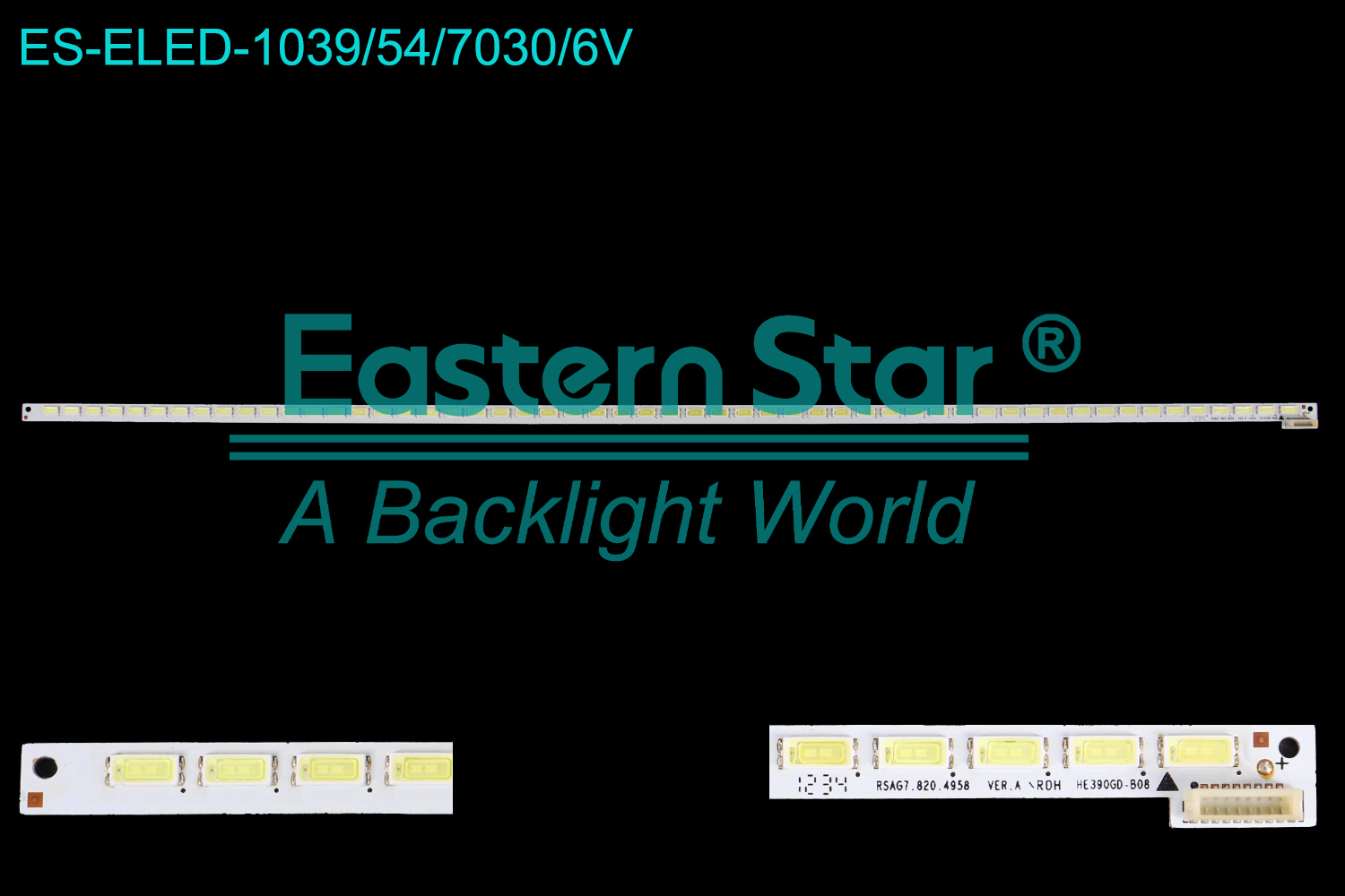 ES-ELED-1039 ELED/EDGE TV backlight use for 39'' Hisense LED39K360X3D  RSAG7.820.4958 VER.A HE390GD-B08   LED BACKLIGHT STRIP(1)