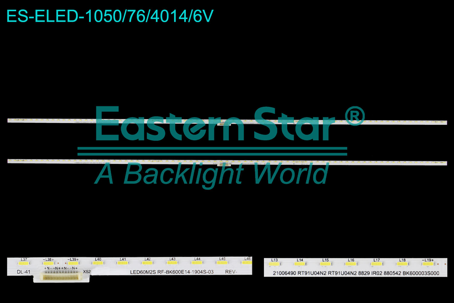 ES-ELED-1050 ELED/EDGE TV backlight use for 60'' Konka  LED60M2S RF-BK600E14-1904S-03  LED BACKLIGHT STRIP(2)