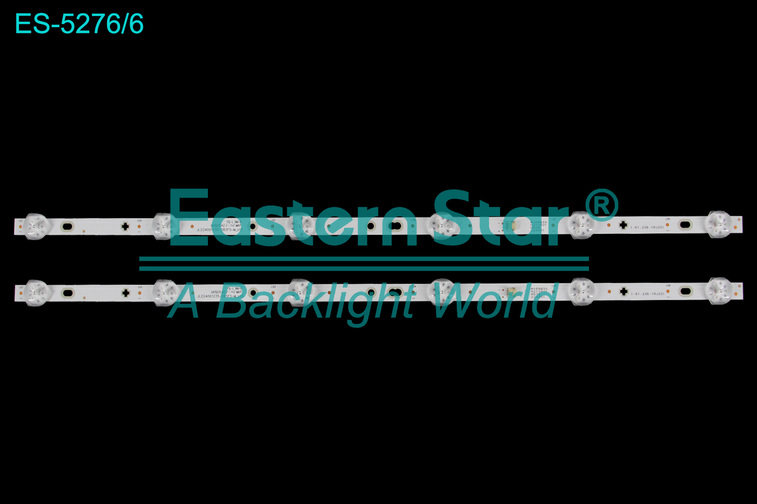 ES-5276 LED TV Backlight use for 24" Dexp 24HKN1 JL.D24061235-083FS-M_V01  LED BACKLIGHT STRIP(2)