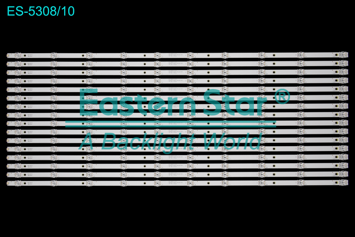 ES-5308 LED TV Backlight use for 86"  Rca RWOSU8549， RWOSU8547  MS-L3476 V1 , HK.001.QA.D8501001.3030AR-M , HK.001.QA.D8501001.3030AL-M， SJ.QA.D8501001-30300S-M, 1.14.MD850013, LED BACKLIGHT STRIP(16)