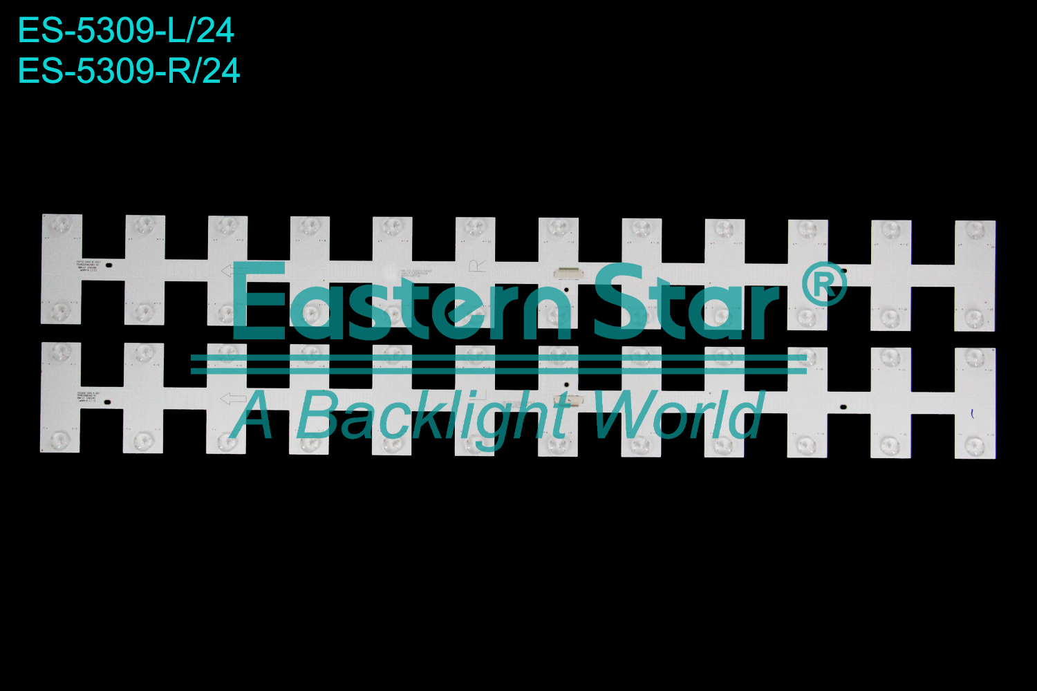 ES-5309 LED TV Backlight use for 75" 75S545C 24×5 A-B0175HR330M24A2VO HR/071220526/0026303Y5Y/LB6B01U3C B0101-000560 75T7G 24×5 B-B0175HR330M24B3 VO HR/09/220912/001600DNJT/LE8A01U2B B0101-000726  LED BACKLIGHT STRIP(10)