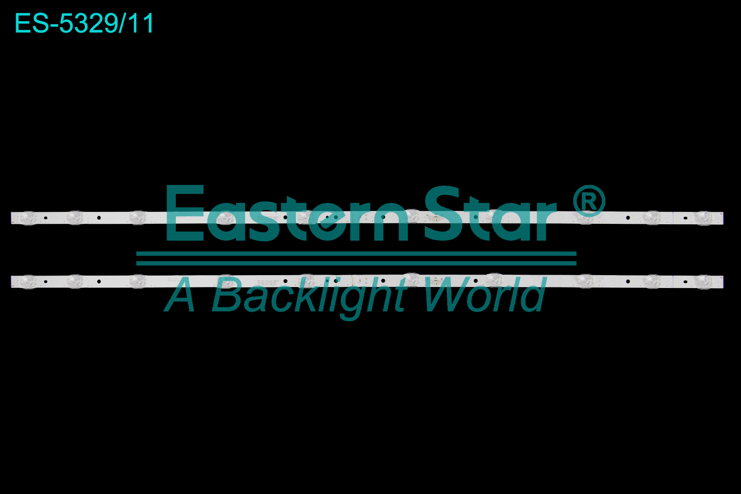 ES-5329 LED TV Backlight use for 43" Tcl  43PF15  43V8 11*2 43HR330M11A3 V2 LED BACKLIGHT STRIP(2)