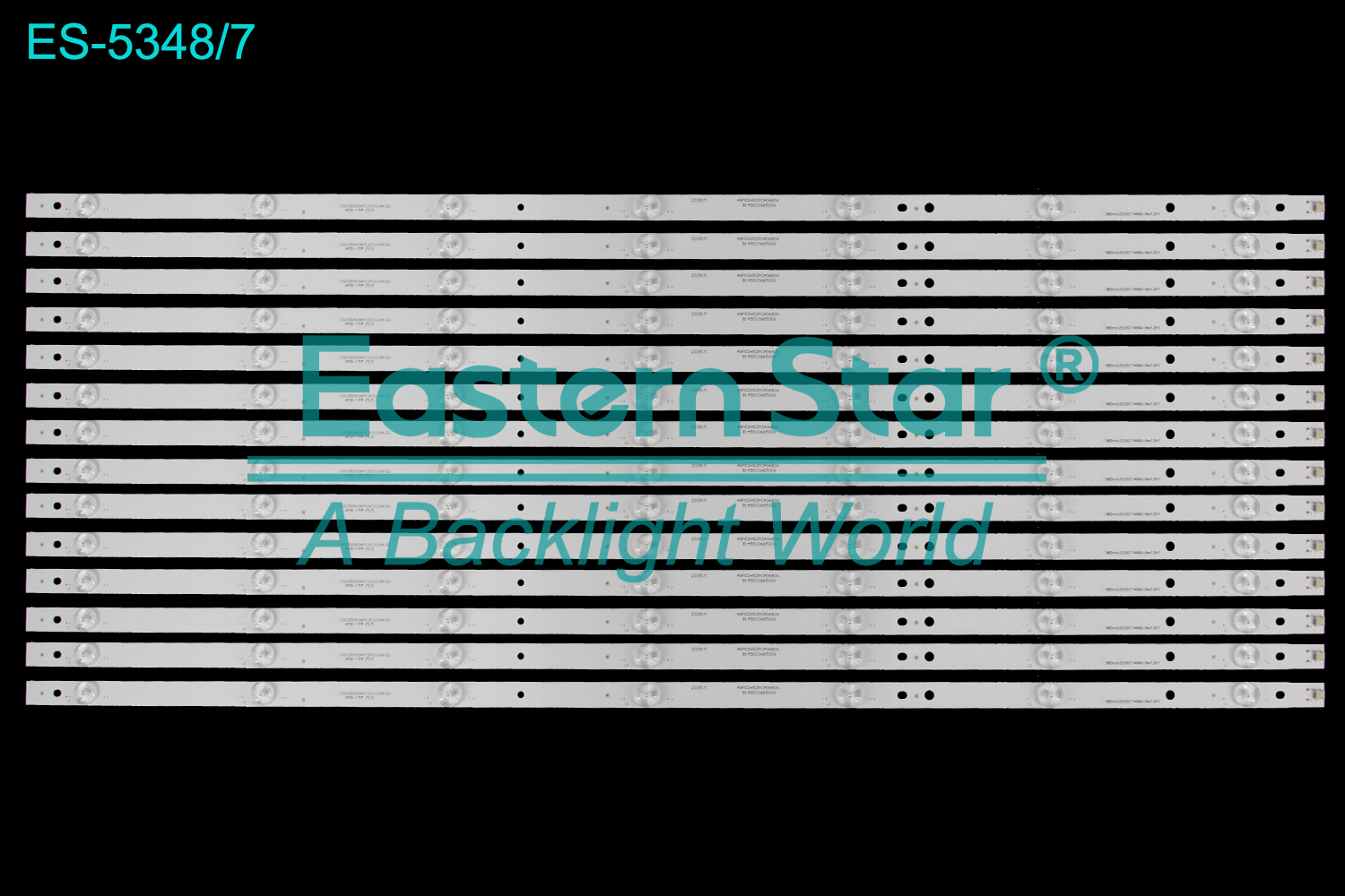 ES-5348 LED TV Backlight use for 65" Haier CRH-B65mini3535071466Q-Rev1.2HY A9M02H52PCA368DK 8149010665006 202815  LED BACKLIGHT STRIP(14)