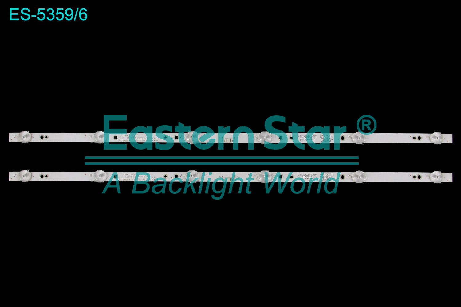 ES-5359 LED TV Backlight use for 32" Skyworth 32E2A SW32D06-ZC22AG-08 303SW320036 LED BACKLIGHT STRIP(2)