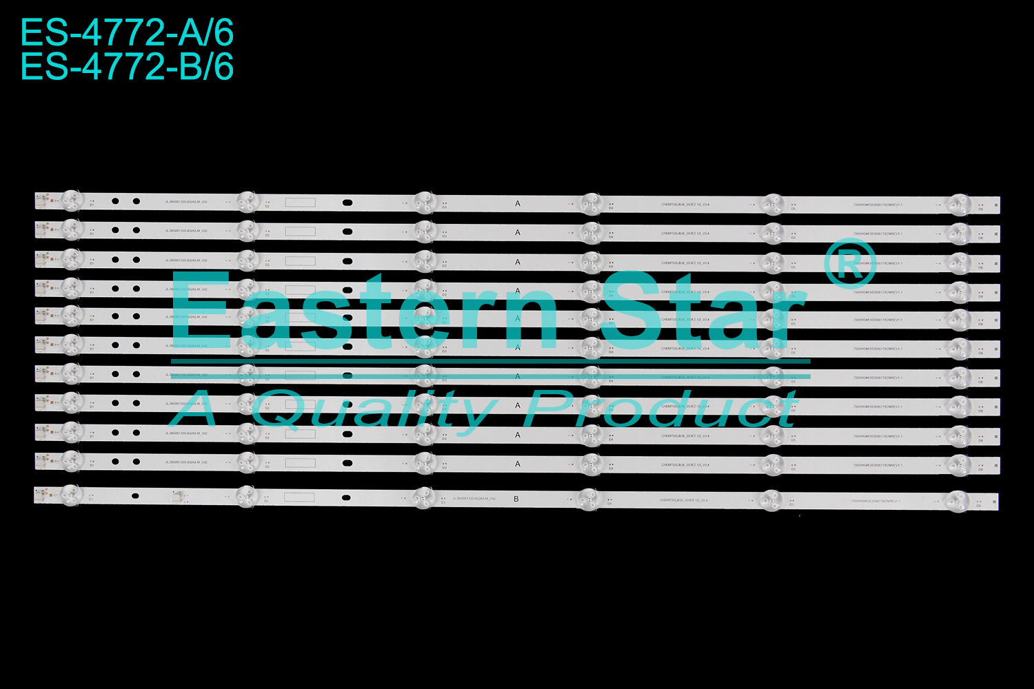 ES-4772 LED TV Backlight use for 65" Changhong / Haier  65A6U 65A4U 65D4P 65D5P  65U2 LU65G61 A:JL.D65061330-002AS-M LB-C650U19-E13-H JF CRH-ZS65H54K303006119CNREV1.2 JL.D65061330-002AS-M_V02 CHDMT65LB38_303FZ.1D_V0.4 CRH-ZS65H54K303006119CNREV1.1 B:JL.D65061330-002AS-M_V02 CHDMT65LB38_303FZ.1D_V0.4 CRH-ZS65H54K303006119CNREV1.1  LED BACKLIGHT KITS(11/12)