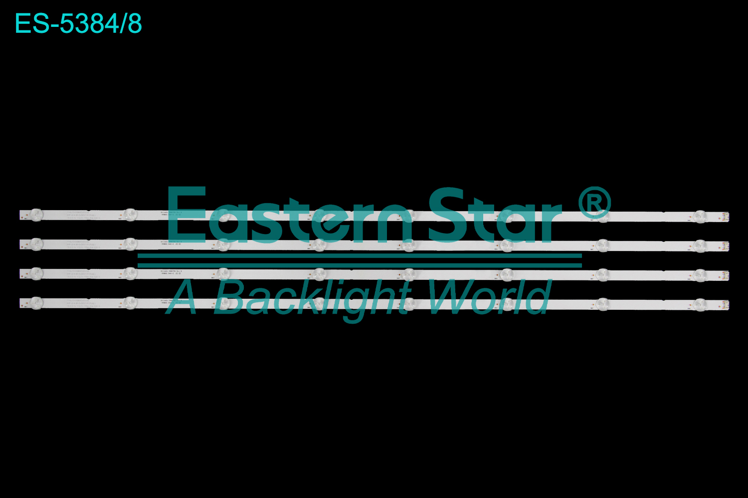 ES-5384 LED TV Backlight use for 43" Skyworth 43H5 Shineon 2d03756 Rev.B  LED BACKLIGHT STRIP(4)