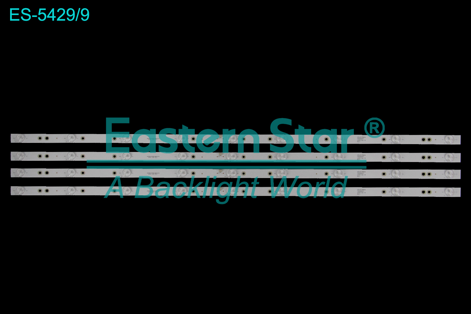 ES-5429 LED TV Backlight use for 43" Konka  KDL43JT660A KDL43JT660A*35022911 43D3503V2W9C1B81817M LED BACKLIGHT STRIP(4)