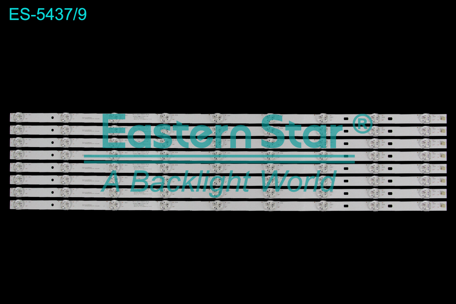 ES-5437 LED TV Backlight use for 65" Tcl 65S575C 06-1-65FZ-0D35-8X9-654MMX12MM-220713 261501020270 230101045680 YF-L5H2S0A3QKJD-000496 LED BACKLIGHT STRIP(8)