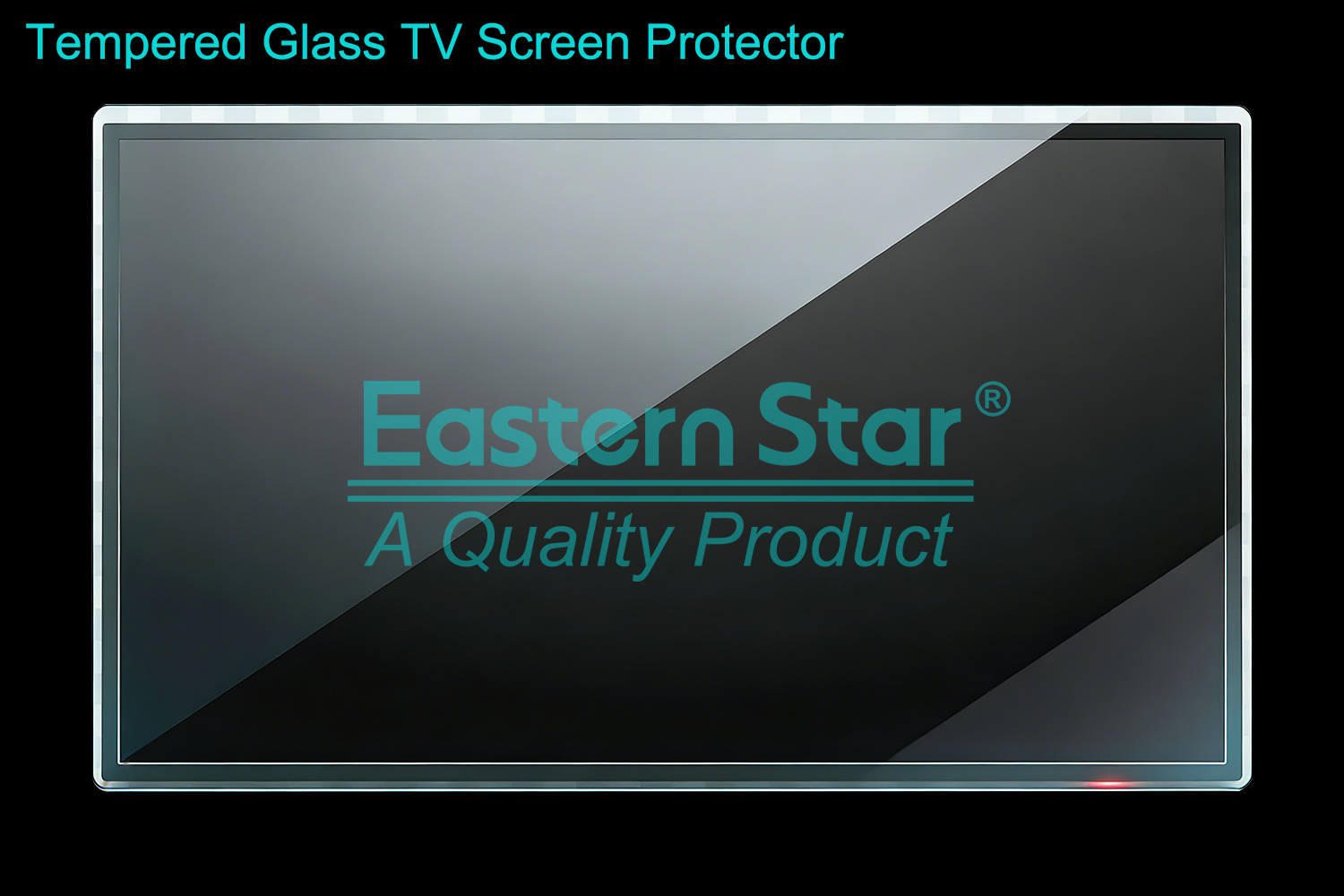 Tempered Glass TV Screen Protector for 32" / 43" / 50" / 55" / 58" / 60" / 65" / 70" / 75" / 85"
