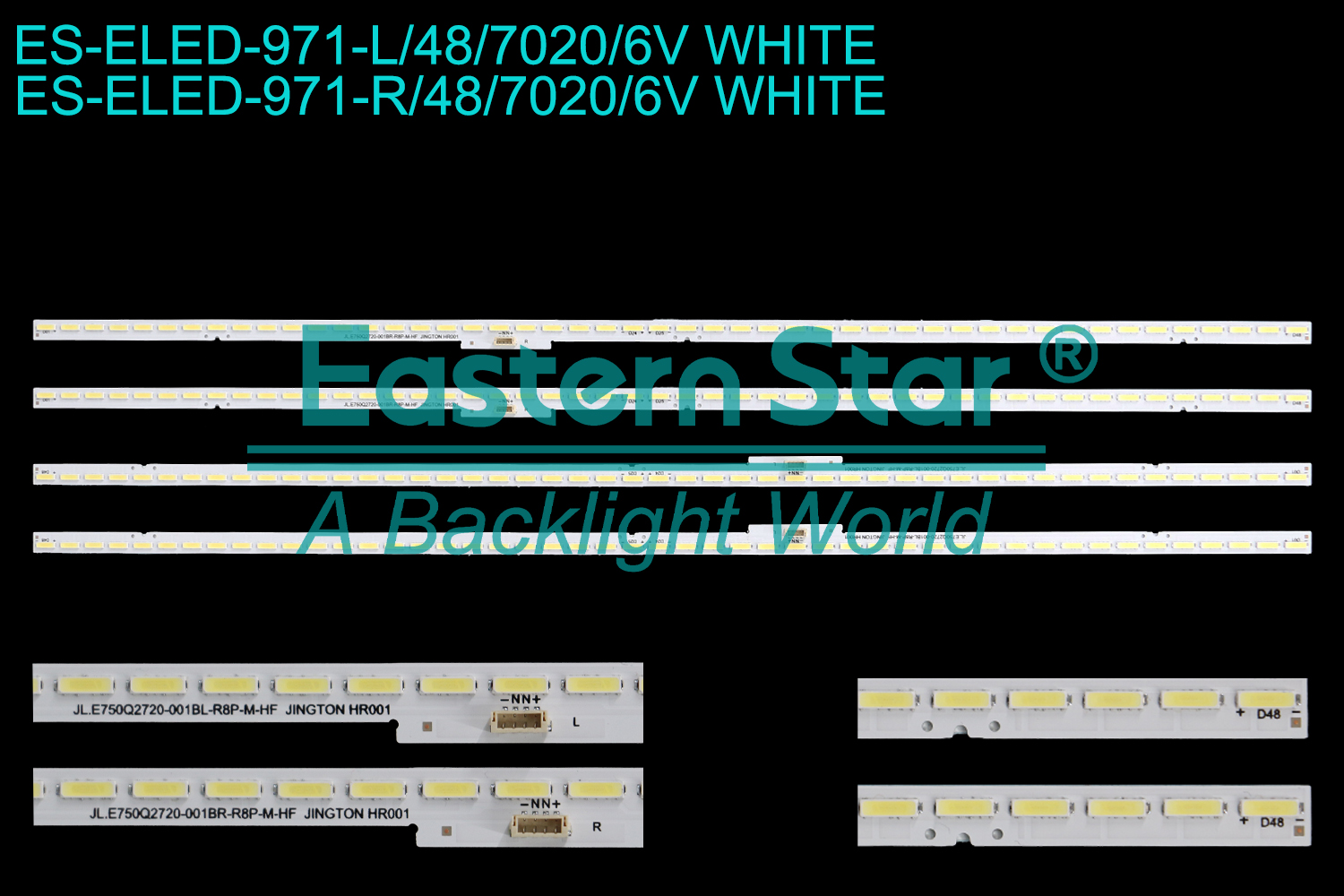 ES-ELED-971 ELED/EDGE TV backlight use for 75'' Xiaomi  L75M6-5 L:JL.E750Q2720-001BL-R8P-M-HF HR001 R:JL.E750Q2720-001BR-R8P-M-HF HR001  LED BACKLIGHT STRIP(4)