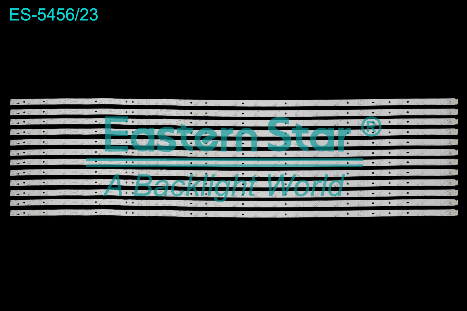ES-5456 LED TV Backlight use for 55" Hisense 55U7Q PRO , 55U7Q PRO  HD550J3U71-TZL9-B +2024111301-LB550AC.0 RSAG7.820.53045/ROH VER.A  LED BACKLIGHT STRIP(12)