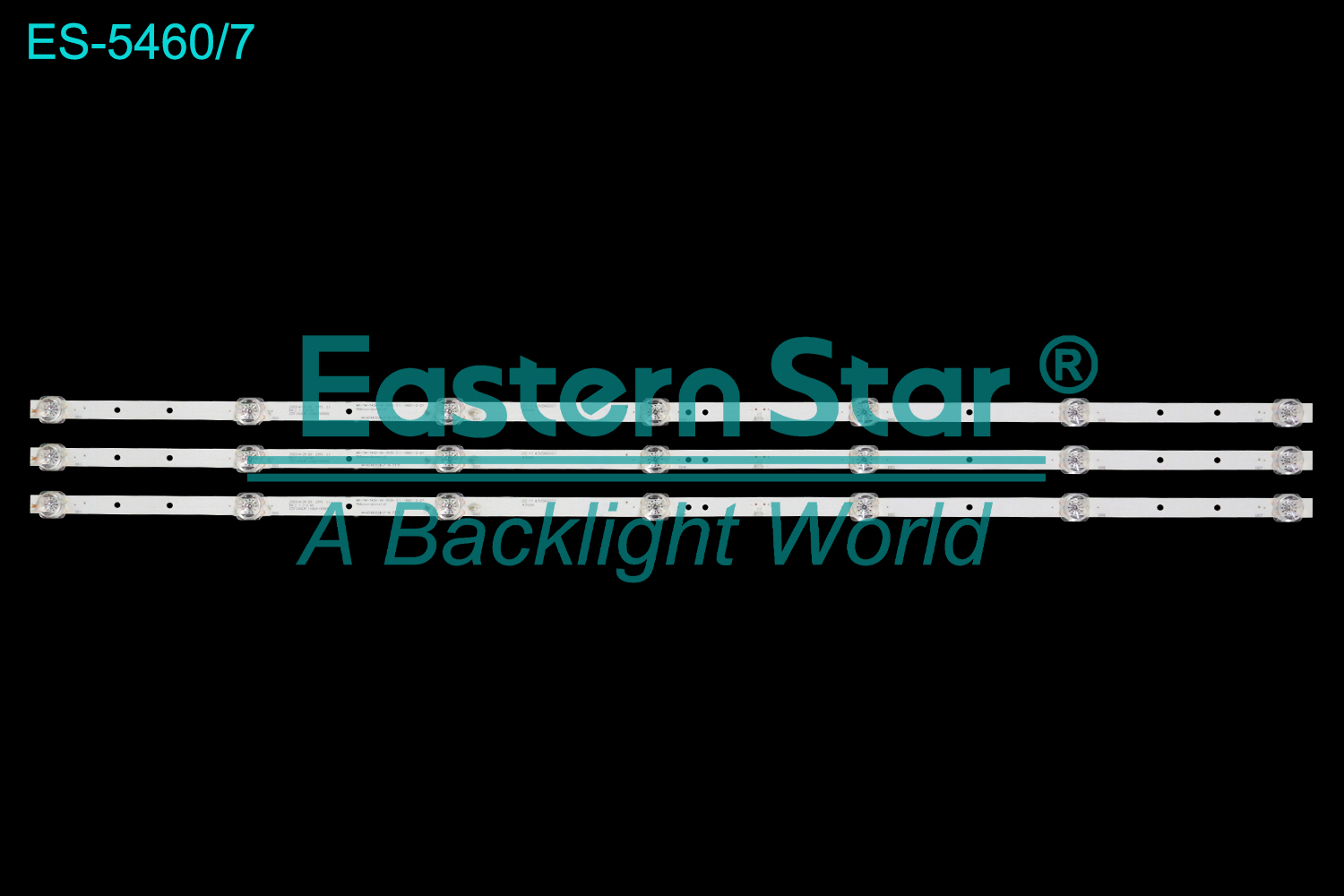 ES-5460 LED TV Backlight use for 43" MS-YM-T430-V6-3030-2.1-19001-2-07 792MM*12MM*1.0T  LED BACKLIGHT STRIP(3)