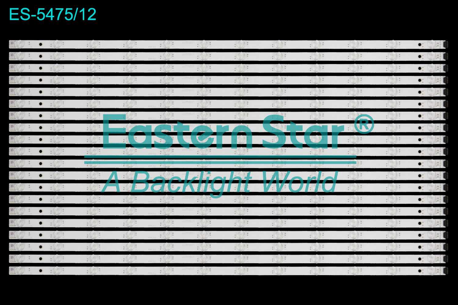 ES-5475 LED TV Backlight use for 75" Sony  XR-75X90CL , XR-75X90L  LB7502Y V0_01 E519757 LED BACKLIGHT STRIP(20)