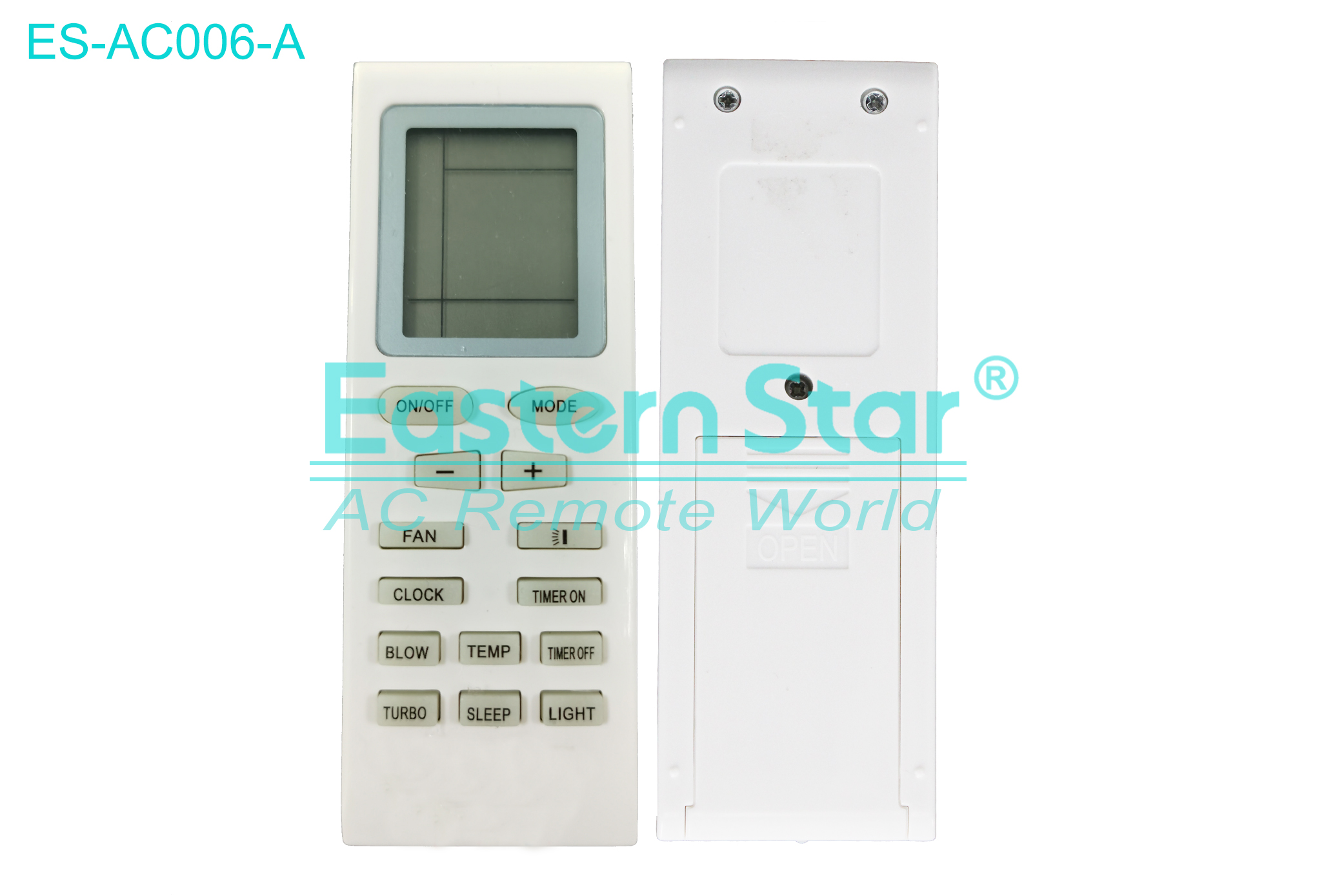 ES-AC006-A High Quality China Remote AC Remote for Gree Air Conditioner Remote A/C 14 keys