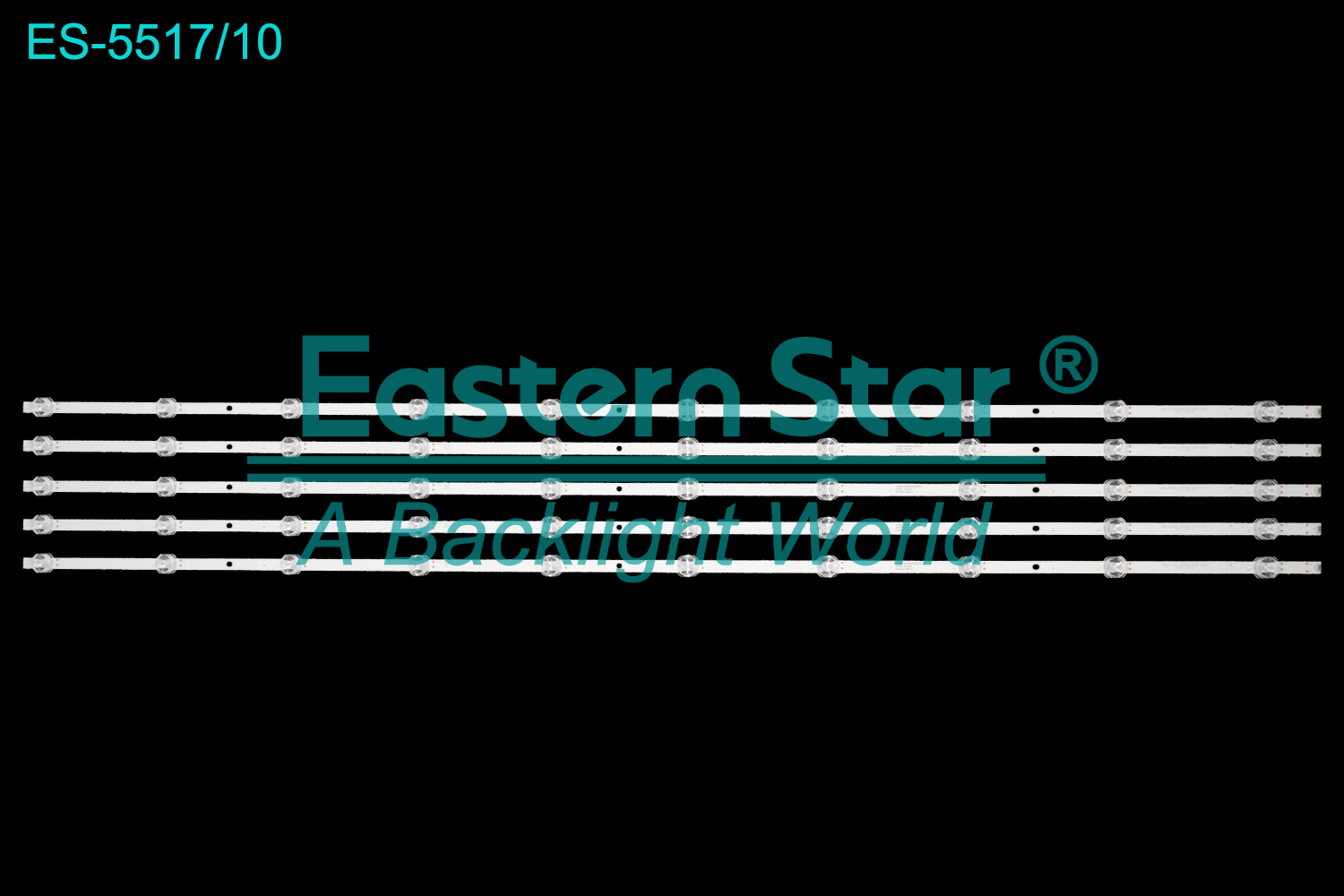 ES-5517 LED TV Backlight use for 55"  Philips  55PUS8118/12 FZ2 ShineOn M08-TP55030-1001N-6328C 210BZ1D0B33LBM0DS 2336 001328 OW1QX1-9B41Y LED BACKLIGHT STRIP(5)