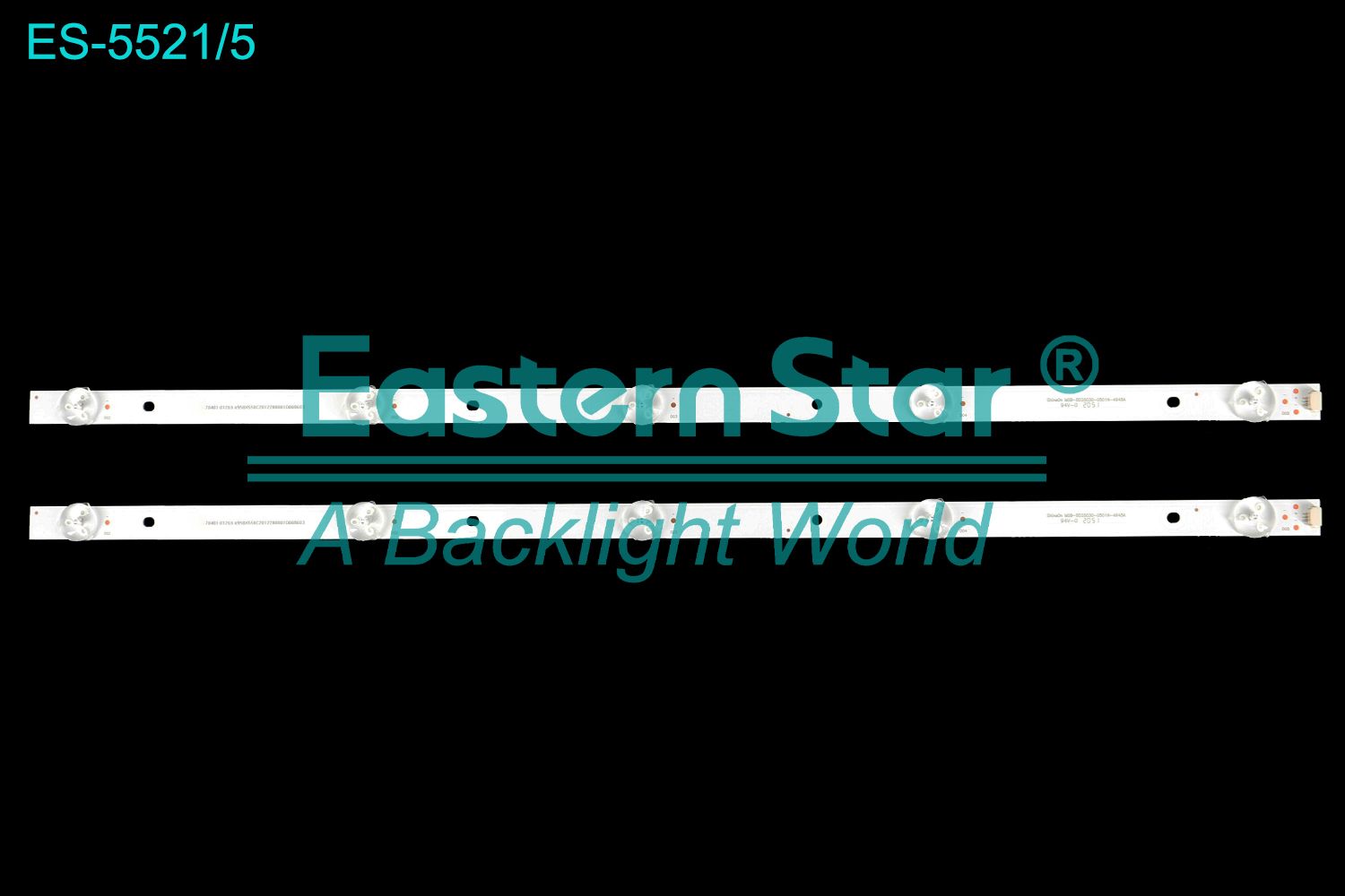 ES-5521 LED TV Backlight use for 28" Lg  28LM430B-PU CUSBLP  use for ShineOn M08-BD28030-0501N-4945A LED BACKLIGHT STRIP(2)