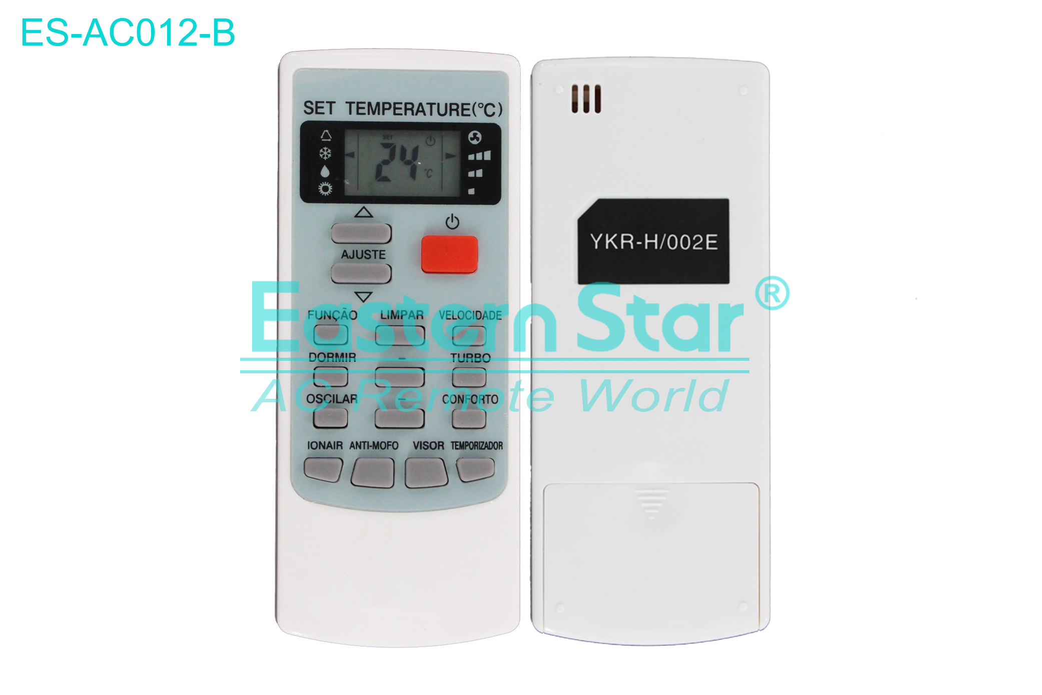 ES-AC012-B High Quality China Remote AC Remote for Gree  Air Conditioner Remote A/C 16 keys