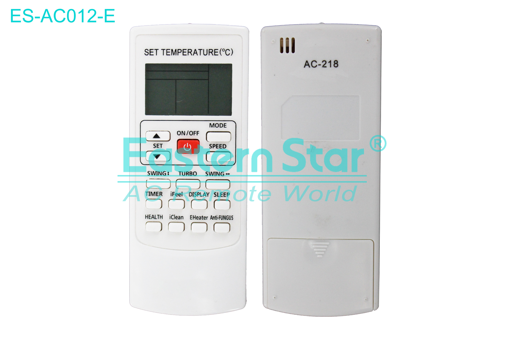 ES-AC012-E High Quality China Remote AC Remote for Vox/Tornado	Air Conditioner Remote A/C 16 keys